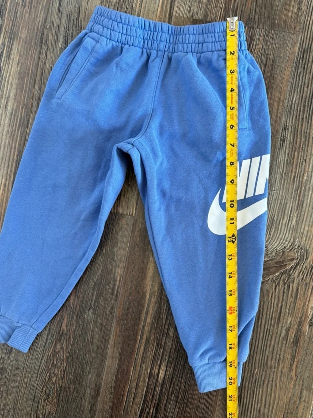 Nike Club Fleece Joggers Kids Size 4 (XS) Light Blue White Futura Logo Sporty